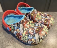 Crocs Kids lined Marvel Avengers Hero Blue Shoes Children Size JI Crocsfunlab