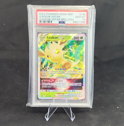 Leafeon VSTAR graded PSA 10 for sale on eBay