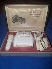 1950s Remington Roll-A-Matic Auto Home Electric Shaver Razor Cadillac In Case