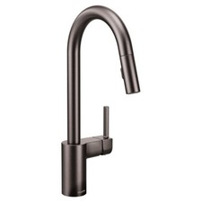 Moen 7565 Black/Stainless Steel Align Pull-Down Spray Kitchen Faucet