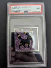 2013 LOTTE POKEMON JAPANESE #20 UMBREON COLL. WAFER STICKERS S.1 PSA9