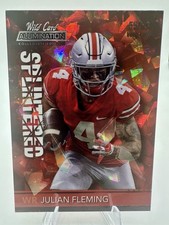 2021 Wild Card Alumination NIL Collegiate Edition Julian Fleming Red Ice 55/99