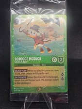Lorcana SCROOGE MCDUCK S.H.U.S.H. AGENT Glimmer Foil Promo Factory Sealed