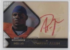 2012 Press Pass Showcase Gold Red Ink 48/149 Dwayne Allen #SC-DA Auto 2n9