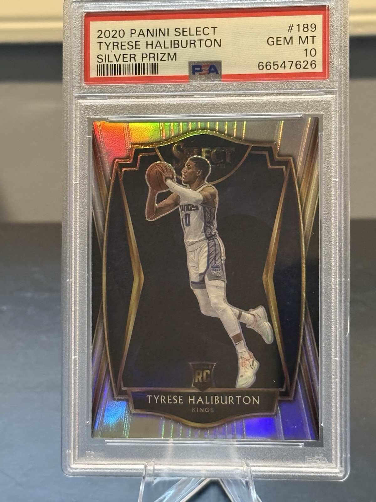 2020 Panini Select #189 Tyrese Haliburton Silver Prizm Rookie PSA 10 🔥