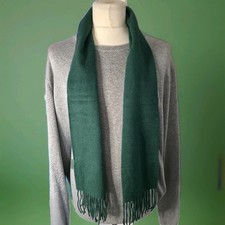 Sciarpa Savile Row Company cashmere verde premium 100% puro cashmere -NUOVA-