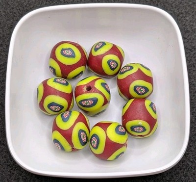 Millifiore Polymer Colorful Chunky Beads: Craft DIY Project