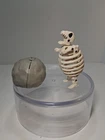 Vintage Bandai 1987 T-Rex Dino  Skeleton Egg Monster Meteorbs