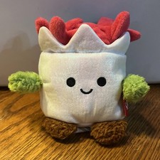 2023 Bum Bumz By Russ 4.5" Ponti The Poinsettia Plush Soft Stuffed Toy Cute