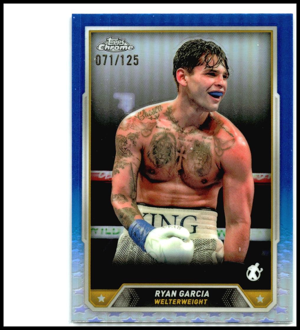 2024 Topps Chrome Boxing Blue /125 #93 Ryan Garcia