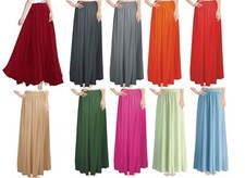 Full Length Georgette Maxi Skirt Handmade Lehenga Fit  Flare Ethnic Wear Dress