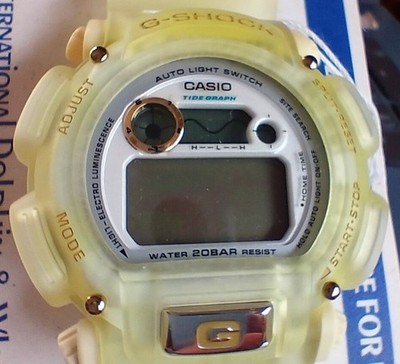 CASIO G-Shock TIDE GRAPH Commonly Known as Ilkuji Clear Skeleton Watch No.gs1647