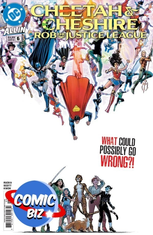 CHEETAH CHESHIRE ROB JUSTICE LEAGUE #6 (2026) 1ST PRINTING MAIN COVER DC COMICS