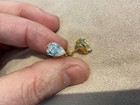 Pear Cut 4CT Lab Grown/CVD Diamond Stud For Gift Girlfriend 14k Yellow Gold #109 — photo 1