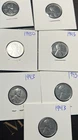 steel penny Lot Of 7 1943 2 Are D Mint VF WW2 Penny’s Dealer Lot!!