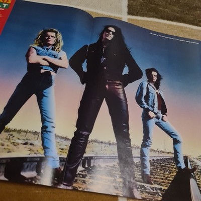 A3 large THE CULT IAN ASTBURY BILLY DUFFY ACCEPT COZY POWELL POSTER RAW MAG