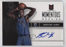 2012-13 Panini Momentum Momentous Rookies Auto Bernard James #76 Auto fm0