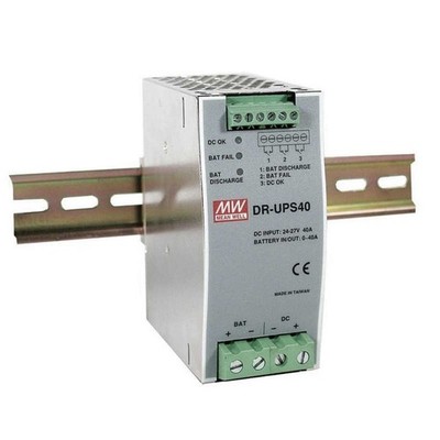 MeanWell DR-UPS40 USV-Modul mit Akku-Ladefunktion, 24V-, 40A, UPS