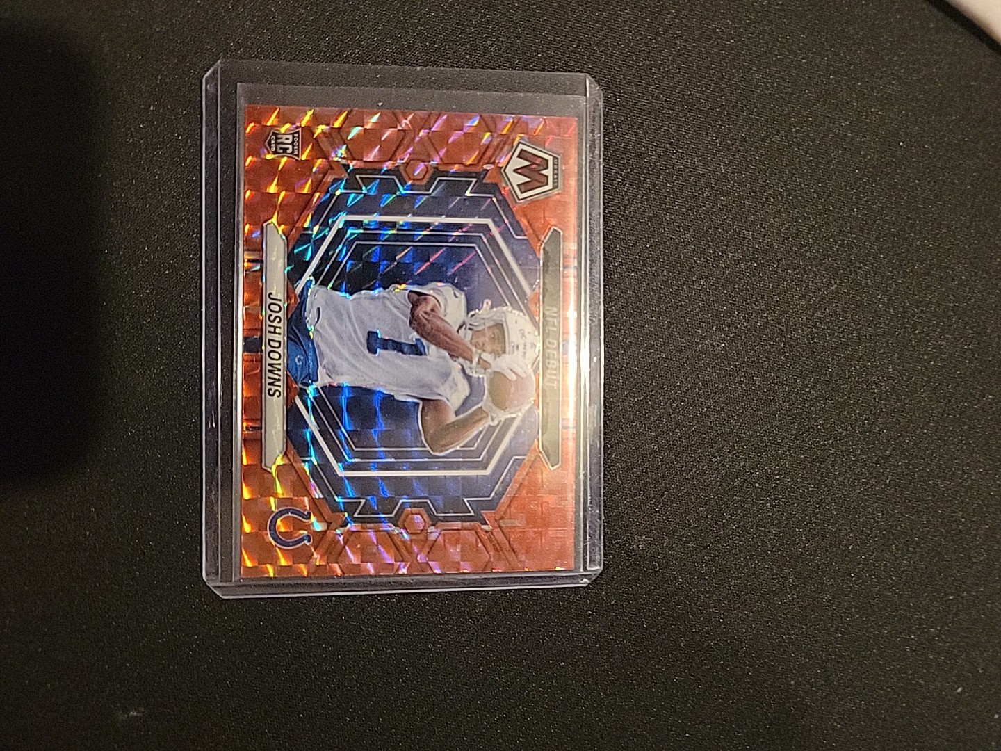 Josh Downs RC Colts Red Sparkle Prizm SP 2023 Panini Mosaic NFL Debut NM-MT