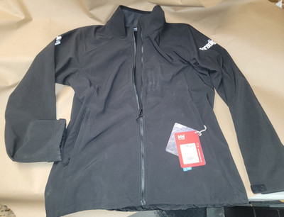 NWT - Helly Hansen Womens Black PARAMOUNT SOFTSHELL Zip Jacket Sz XL