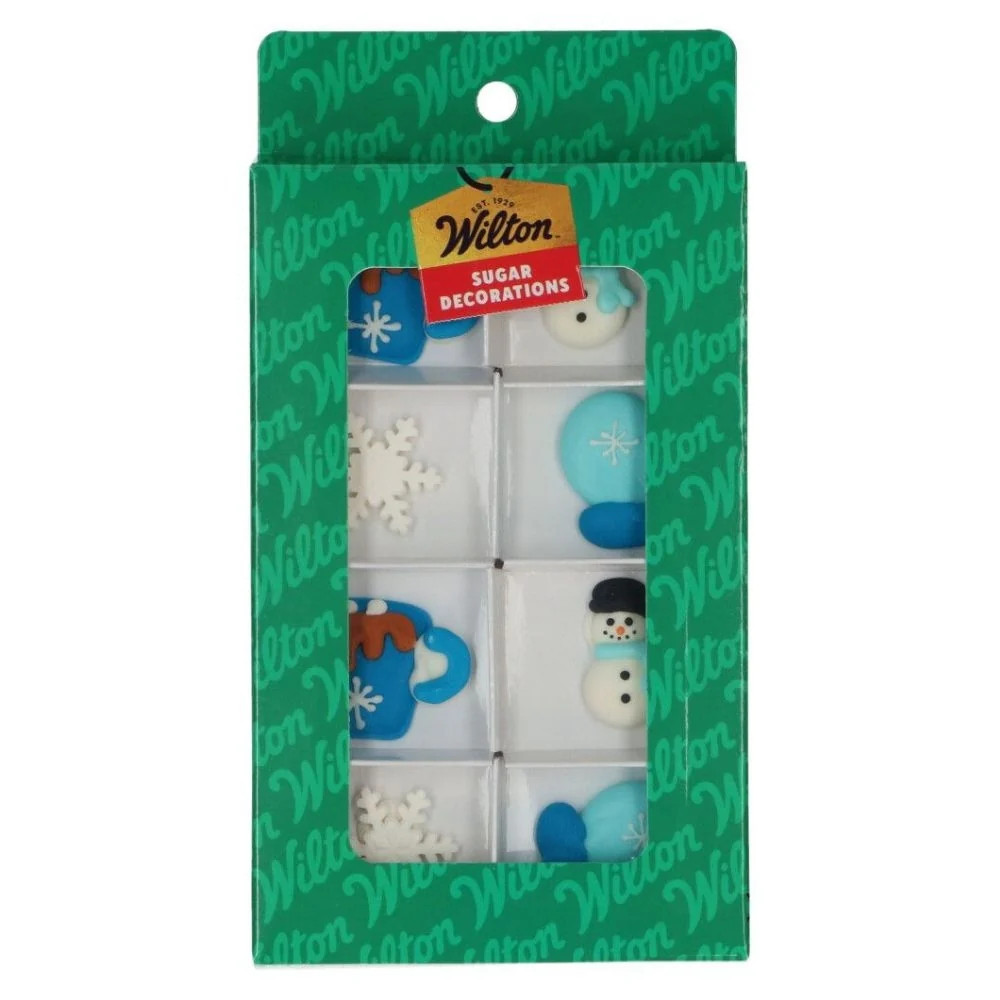 Cozy Winter Sugar Topper Set Of 8