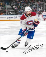 Alexandre Carrier Signed 8x10 Photo Montreal Canadiens #2