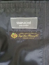 Loro Piana Setup Suit Slim Fit Jacket Trousers Wool Double Made in Italy