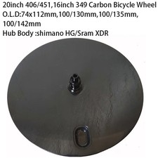 16/20 pollici 349 406 451 BMX bicicletta pieghevole disco carbonio set ruote cerchio/freno a disco