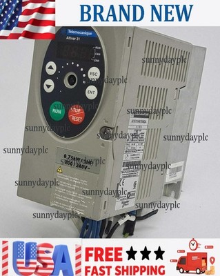 Telemecanique Altivar 31 ATV31H075M2A 0.75kW 1HP - FOR PARTS US Free TAX