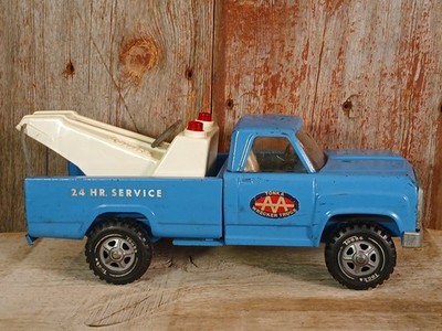 Vintage 1960's Tonka AA Wrecker P.S. Blue Service Toy Wrecker