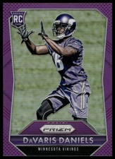 2015 Panini Prizm #222 DaVaris Daniels RC Violet Prizm Minnesota Vikings NM+