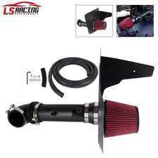 For Chevy Camaro 2010-2011 3.6l V6 Red Cold Air Intake Kit Heat Shield Filter
