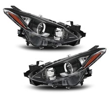 Projector Headlight Lh Mazda3 2014-2016 Bpw1510k0 Black Housing Amber Reflector Projector Headlight Lh Mazda3 2014-2016 Bpw1510k0 Black Housing Amber Reflector