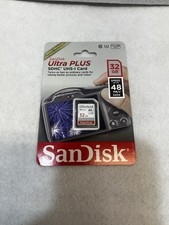 SanDisk Ultra PLUS 32GB Class 10 - SDHC Card