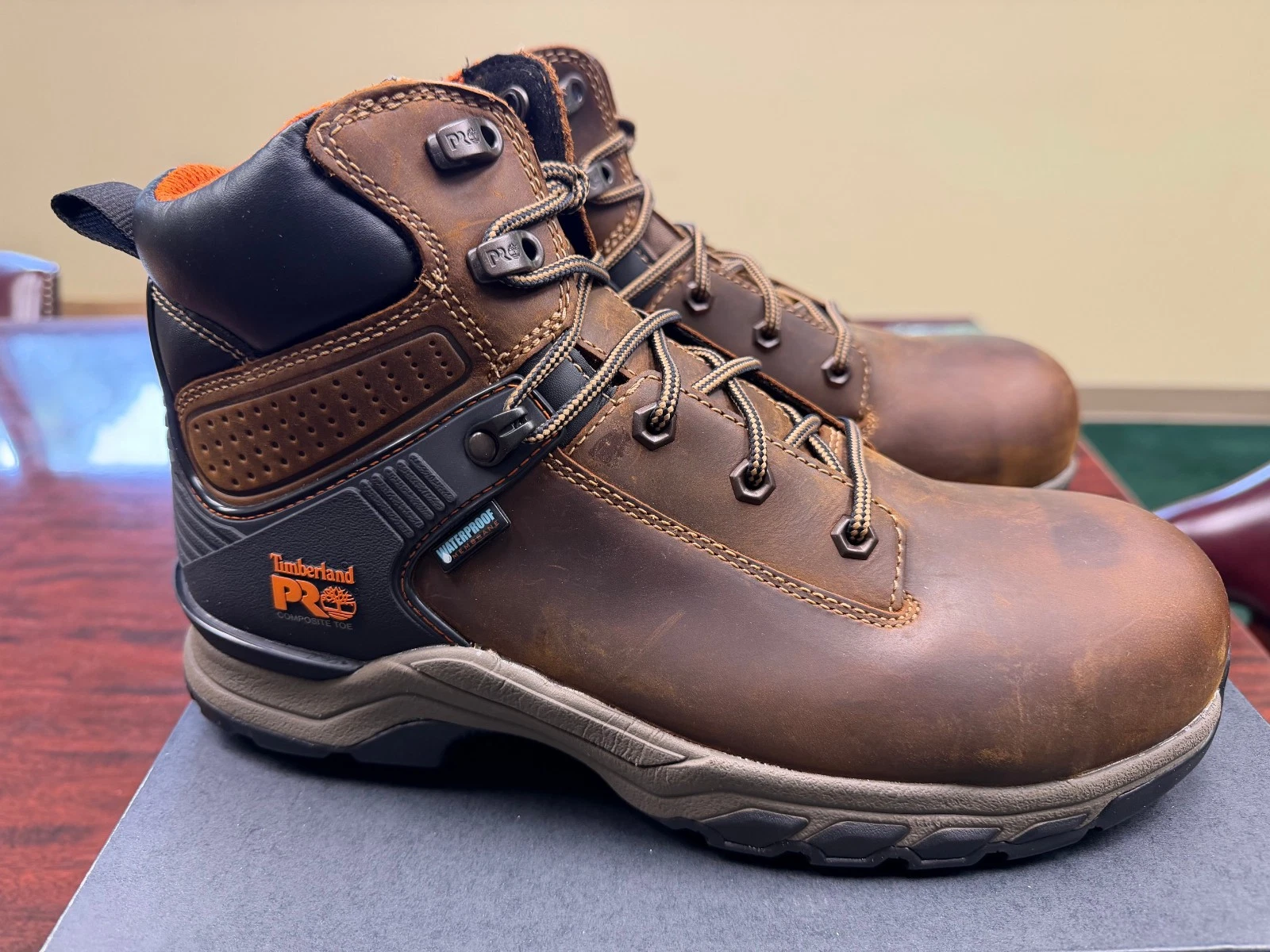 Timberland PRO Hypercharge 6" Composite Toe Waterproof Work Boot Size 7.5 W