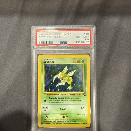 Scyther (Unlimited) graded PSA 8.5 for sale on eBay