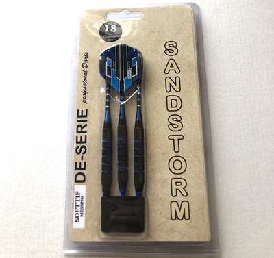 3 Dartpfeile Softdarts Blau Model Sandstorm je 18 gramm Darts + 50 Dartspitzen