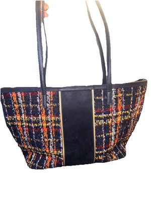 Chico's Multicolor travel vacation large purse Blue Inside 2 Top Handle