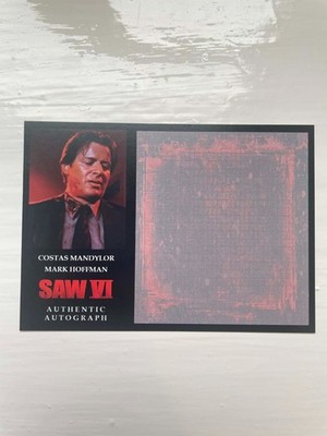 Saw Detective Hoffman Costas Autogramm Sammelkarte leer für Convention Signing