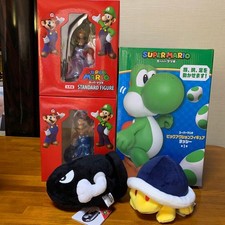 Super Mario Yoshi Plush Set Action Figures Mario Luigi Collectible Japan