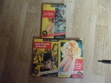 LOTTO 3 GIALLI " GARZANTI SERIE GIALLA  (TRE SCIMMIETTE) ANNI 1953/54/57 - RARI