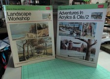 How To Draw and Paint Walter Foster 2 Book Lot Landscape, Acrylics  Oils