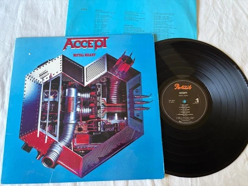Accept – Metal Heart LP Inner [1st US Press] PORTRAIT