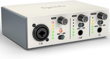 USB C Audio Interface for Recording Music, Streaming, Podcasting with XLR, Line