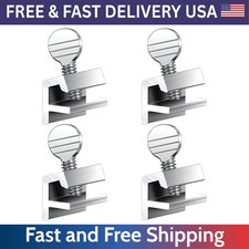 4 Pack Sliding Window Locks   Adjustable Aluminum No-Drill Security Locks for Sl