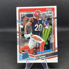 2023 Donruss Optic Rated Rookie #220 DJ Turner Bengals Rc