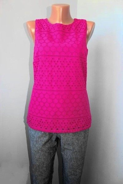 Women Banana Republic Shirt Pink Cotton 36 / S /