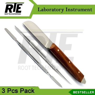 Dental Alginate Plaster Knife Wax Modelling Carvers & Cement Mixing Spatula New