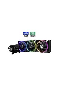 EVGA CLCx 360mm All-In-One LCD CPU Liquid Cooler  3x 120mm PWM ARGB Fans