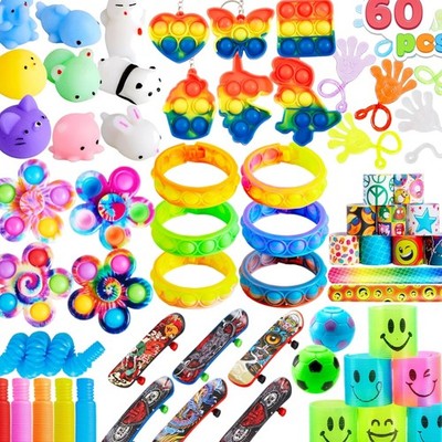 60 Stücke Kindergeburtstag Mitgebsel Set, Popular Fidget, Partyspielzeuge, Go...